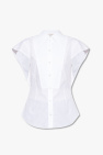 Alexander McQueen Short-sleeved cotton shirt