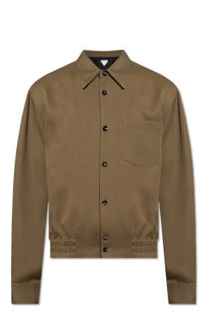 Bottega Veneta button-up fitted jacket