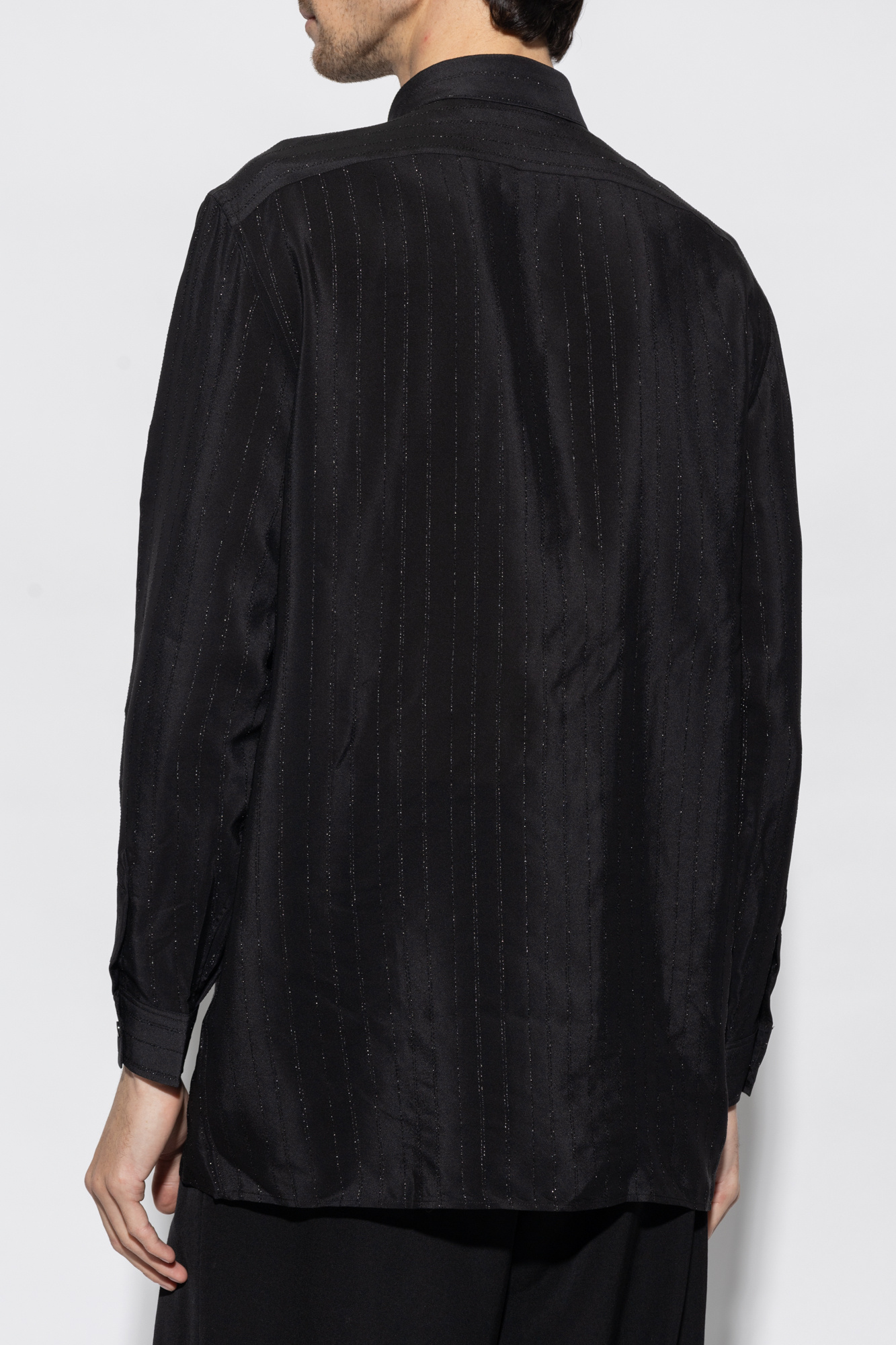 Saint Laurent Silk shirt with lurex threads