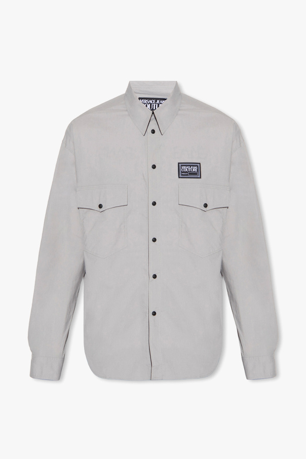 Versace Jeans Couture Cotton shirt with logo