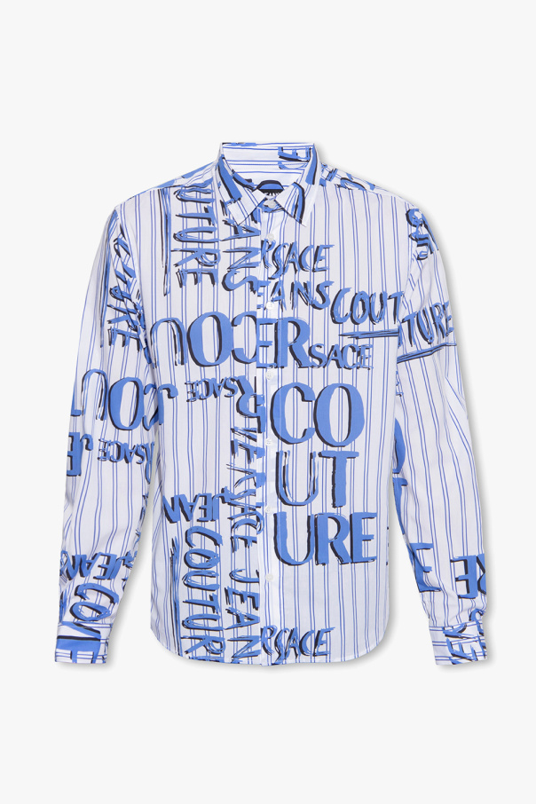 Versace Jeans Couture Patterned bianco shirt