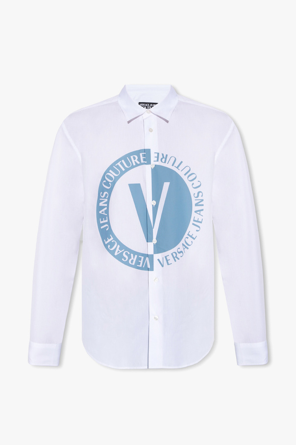 Versace Jeans Couture Philipp Plein Junior two-tone logo T-shirt