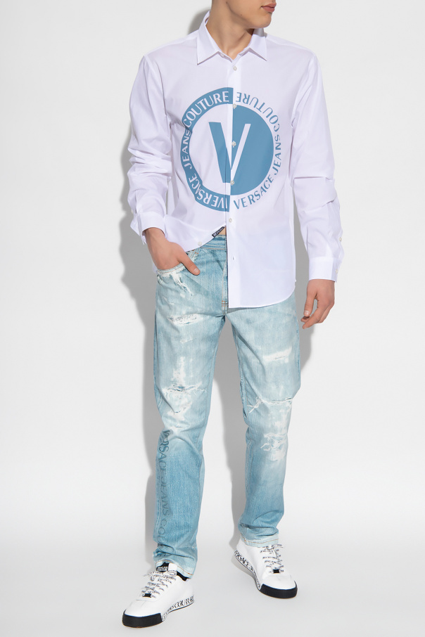 Versace Jeans Couture Global Ocean cotton T-shirt
