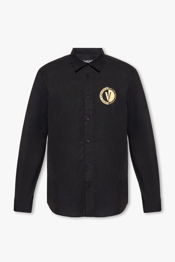 Versace Jeans Couture logo-print cotton blend sweatshirt