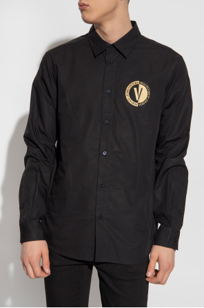 Versace Jeans Couture Stone Island badge jersey hoodie