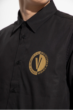 Versace Jeans Couture logo-print cotton blend sweatshirt