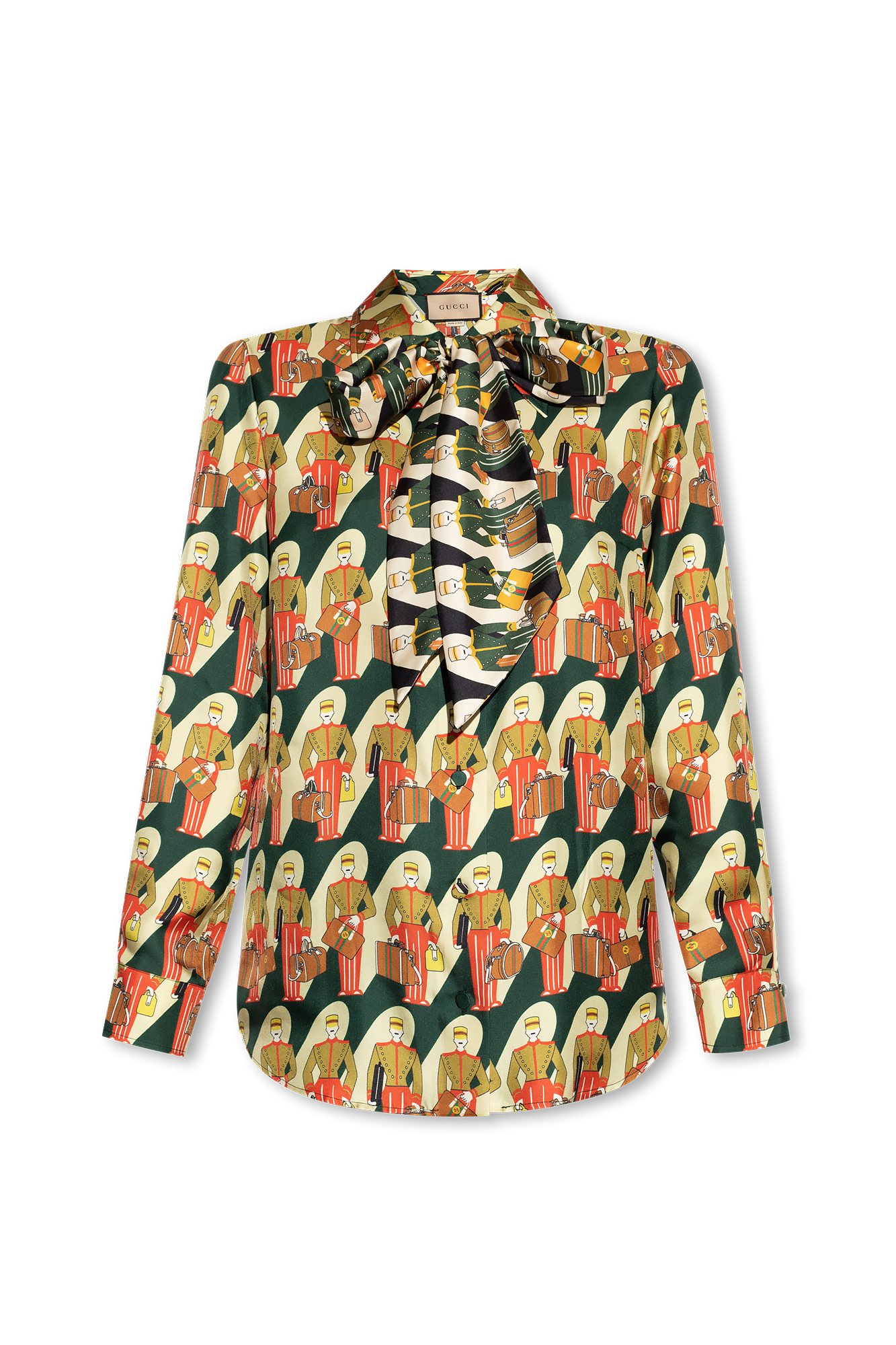 Gucci - Printed silk shirt