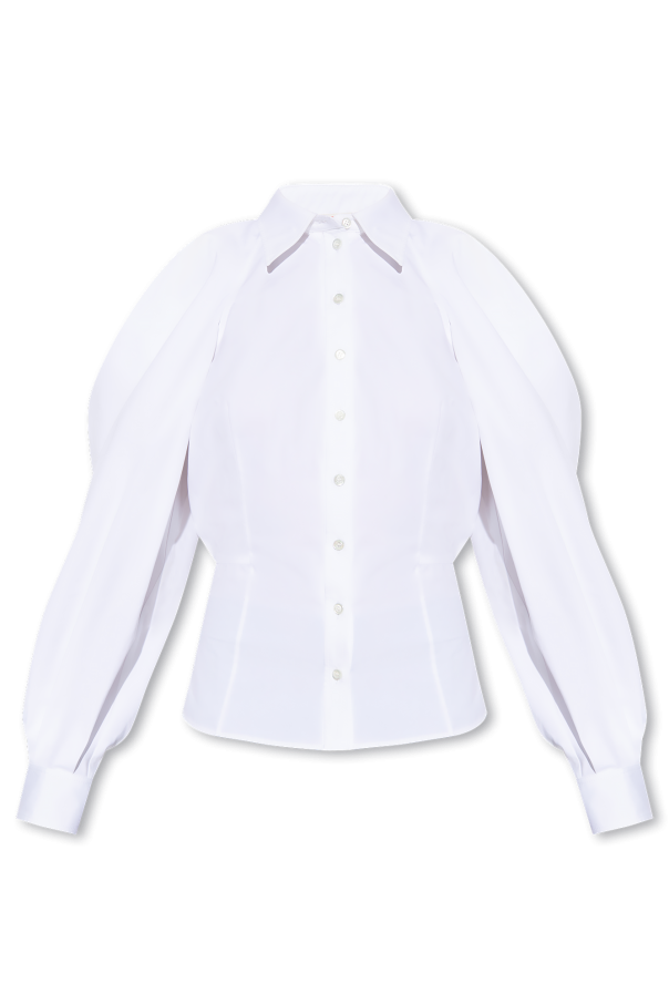 Alexander McQueen Shirt with decorative cut-outs