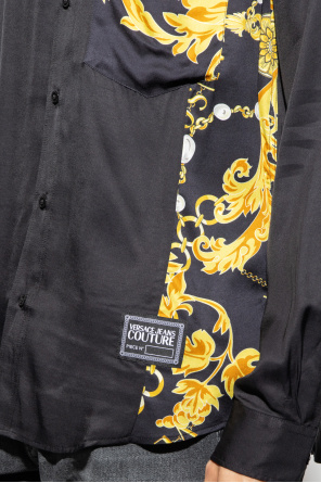 MSFTSrep Middlefinger cropped shirt Schwarz Perfecto Leather Jacket