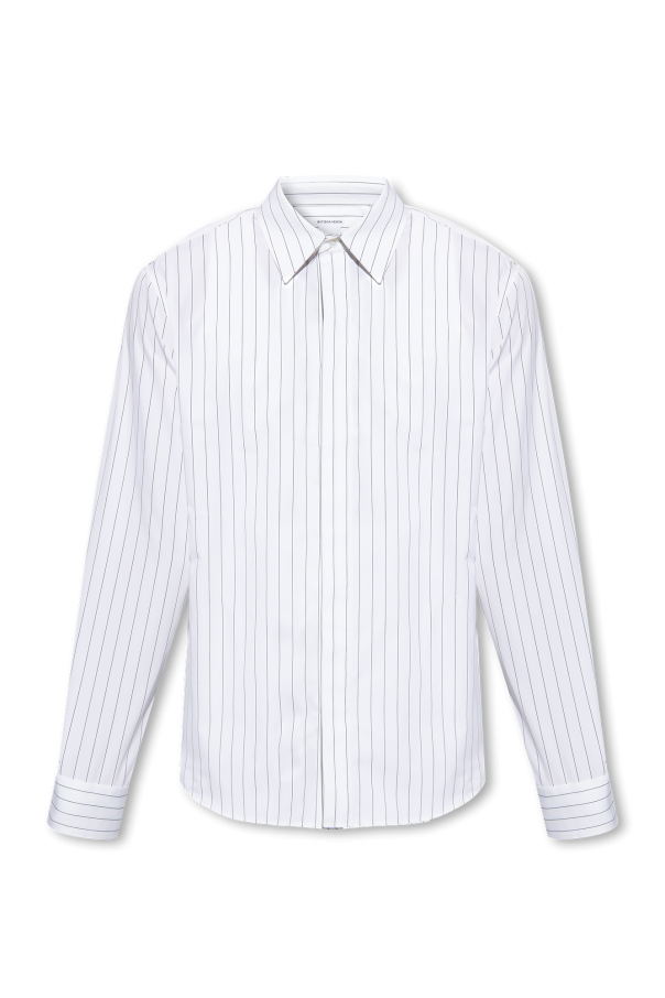 bottega WITH Veneta Pinstriped shirt