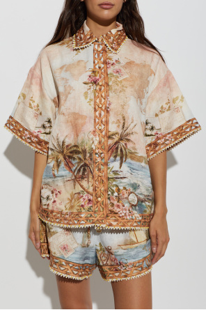 Zimmermann Linen shirt with print