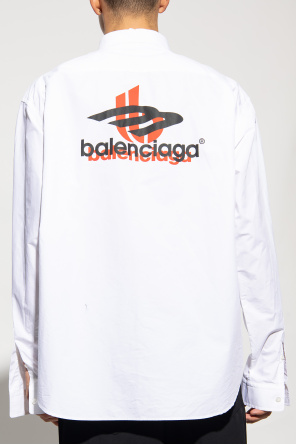 Balenciaga Stripe shirt with logo