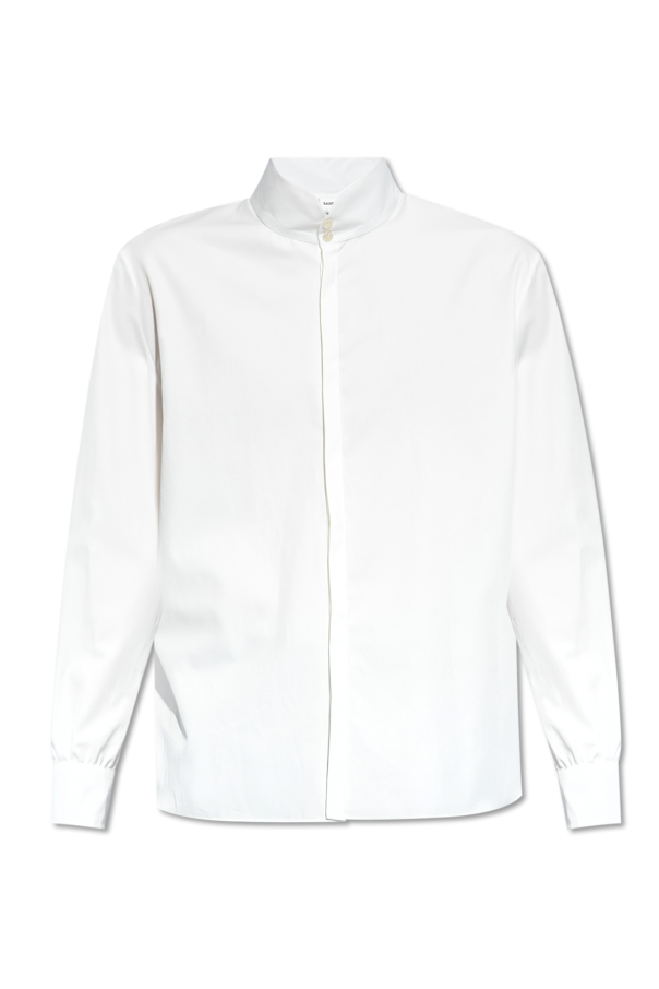 Shirt with standing collar od Saint Laurent