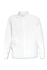 Saint Laurent WHITE Shirt with standing collar