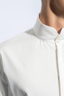 Saint Laurent WHITE Shirt with standing collar