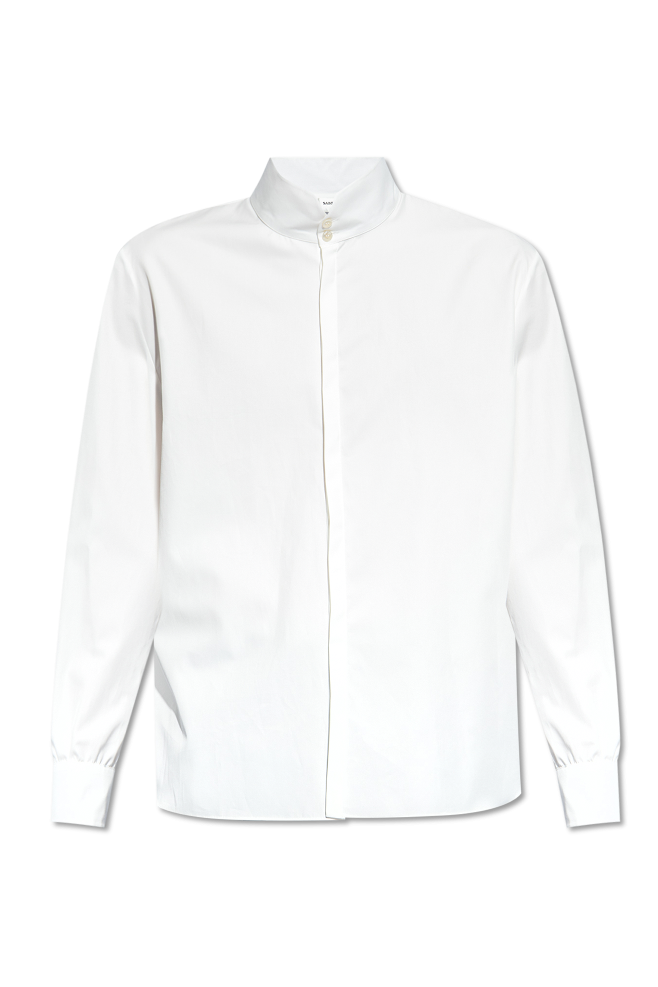 White Shirt with standing collar Saint Laurent - Vitkac Italy
