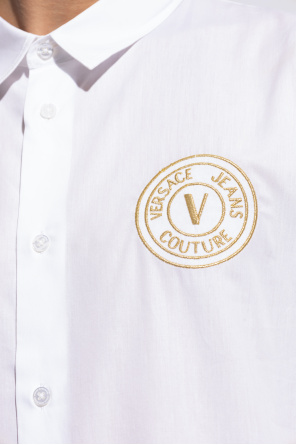 Versace Jeans Couture Cotton shirt with logo