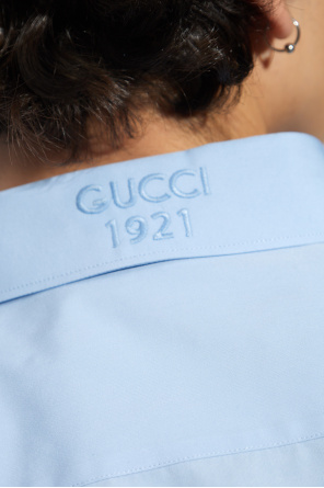 Gucci Gucci Guccissima pouch in taupe empreinte monogram leather