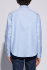 Gucci BLUE Monogrammed cotton shirt