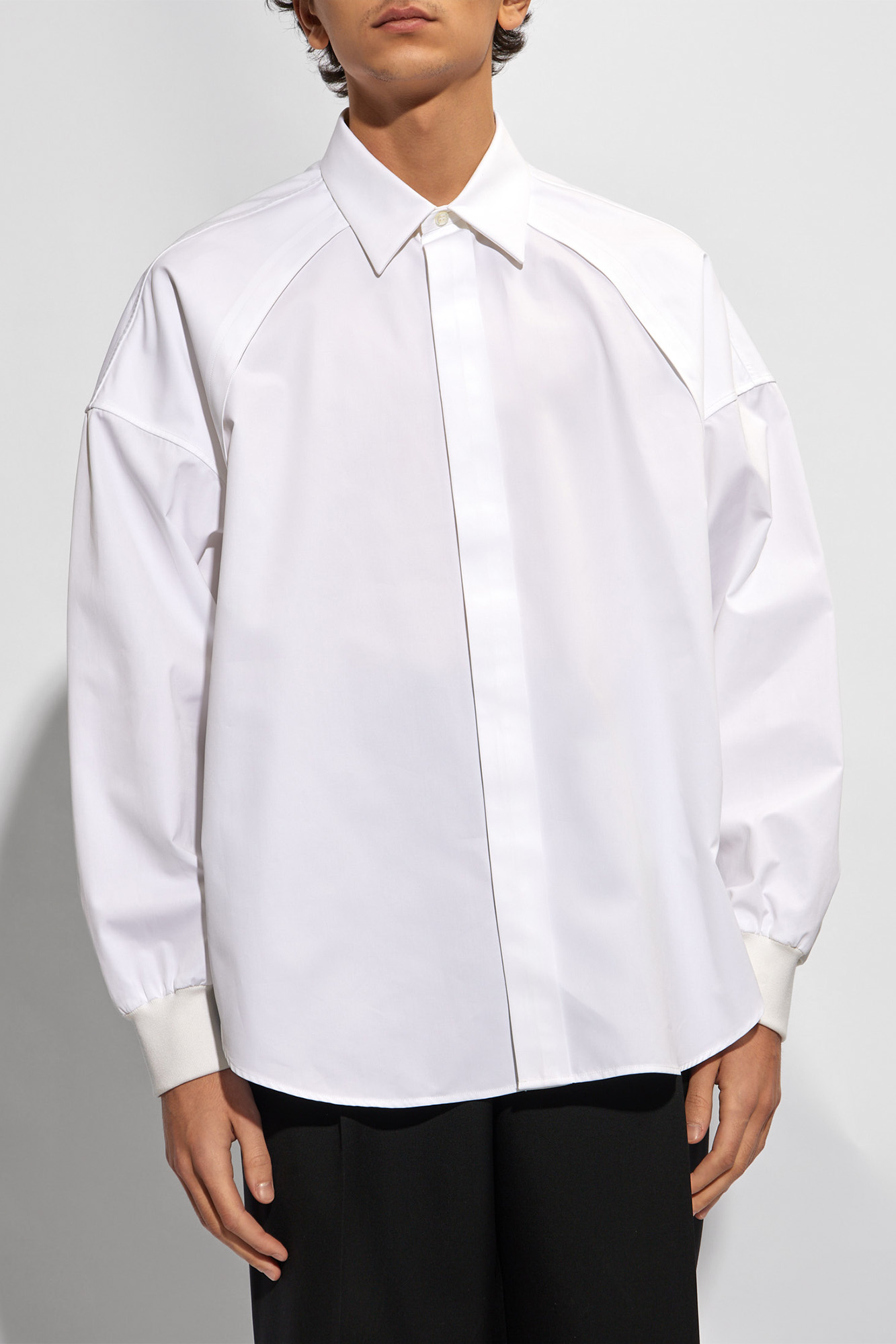 Alexander McQueen Shirt with concealed placket