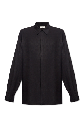 Saint Laurent check-pattern flannel shirt