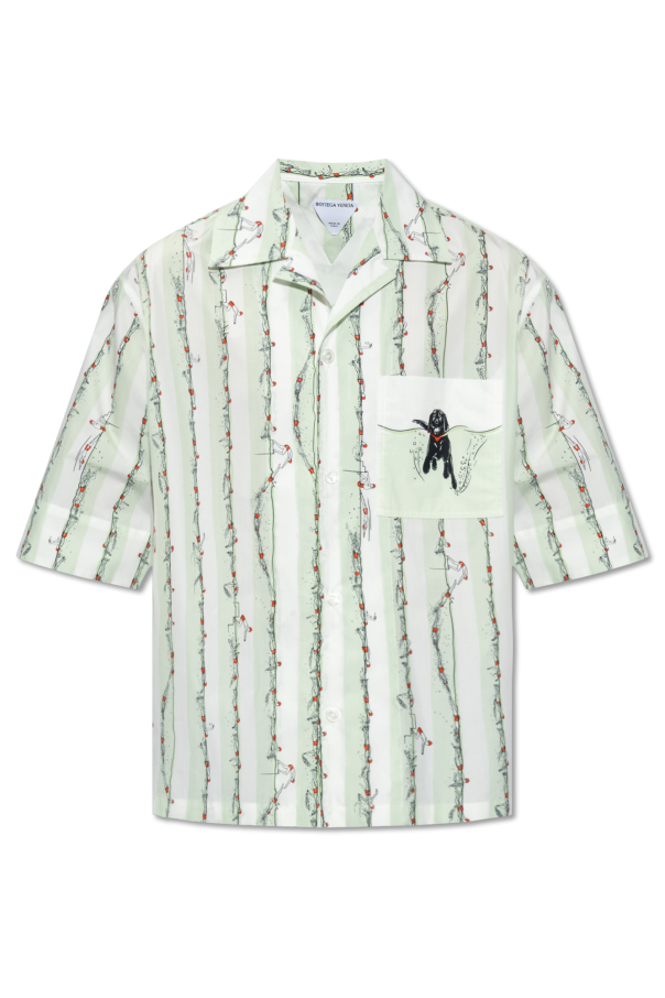 Shirt with short sleeves od Bottega Veneta