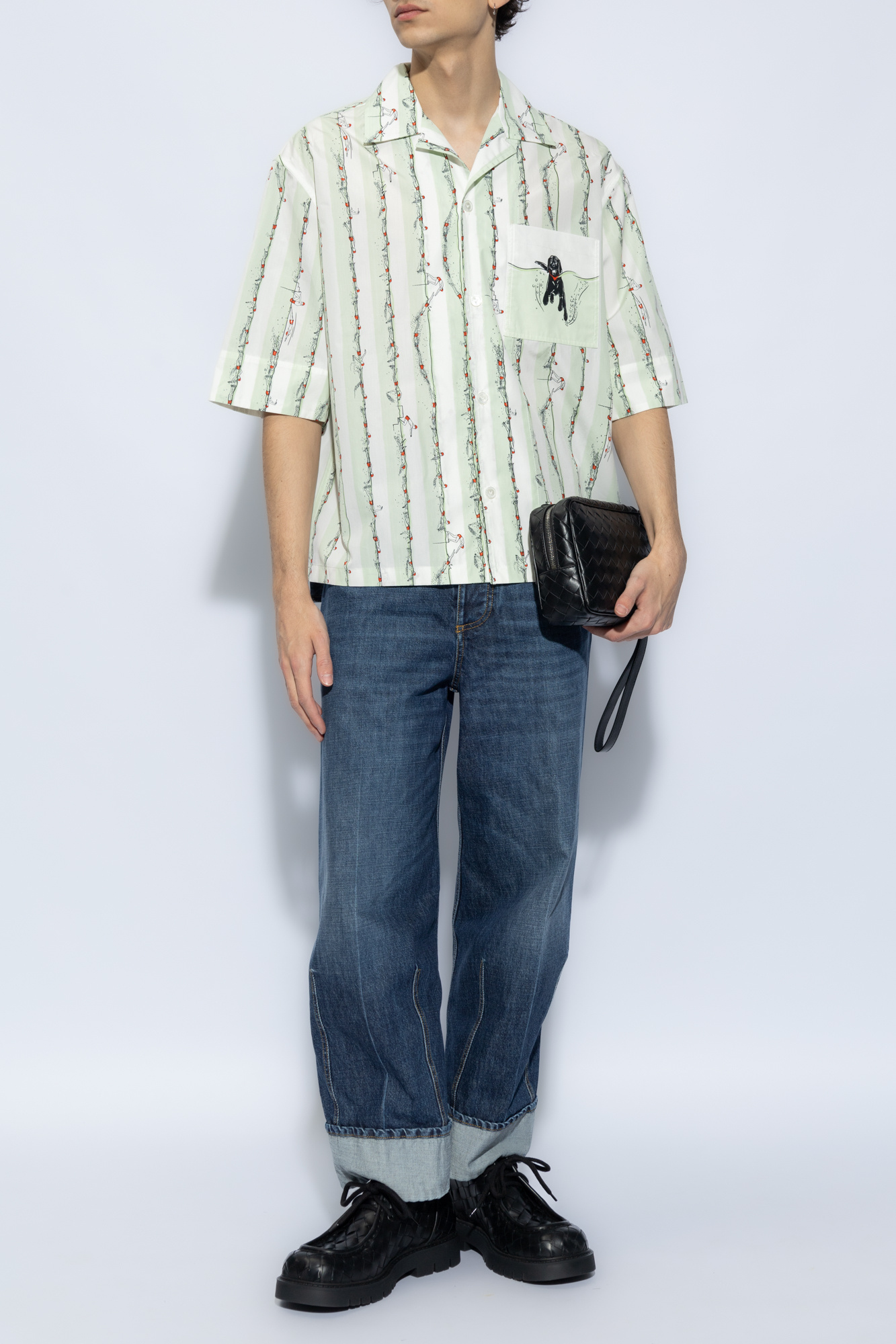 bottega Matt Veneta Shirt with short sleeves