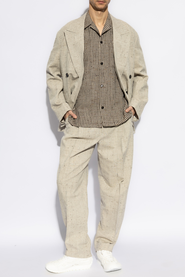 Bottega Veneta Shirt with check pattern
