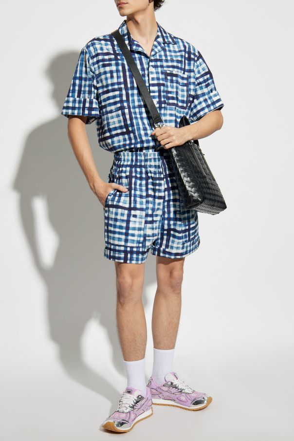 Bottega Veneta Checkered pattern shirt