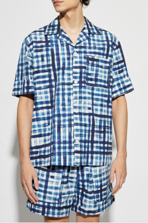 Bottega Veneta Checkered pattern shirt