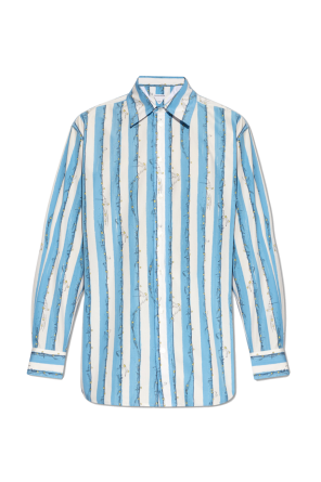 Cotton shirt od bottega triangle Veneta