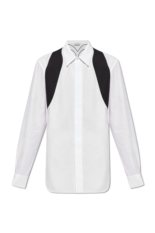 Shirt with concealed placket od Alexander McQueen