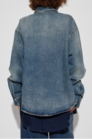Balenciaga Jeanshemd mit vintage-Effekt