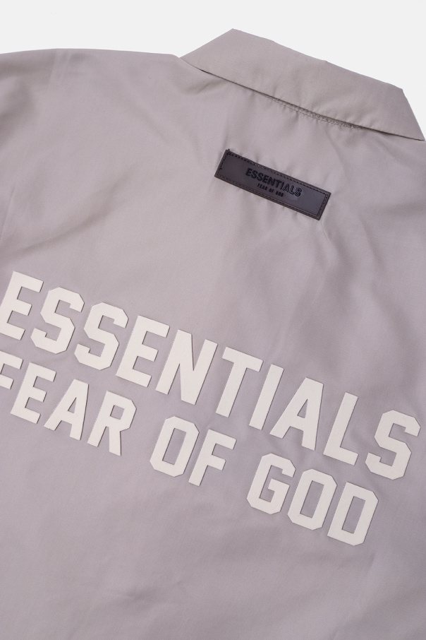 Fear Of God Essentials Kids Shirt silk with logo