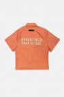 Fear Of God Essentials Kids ORANGE Shirt with logo