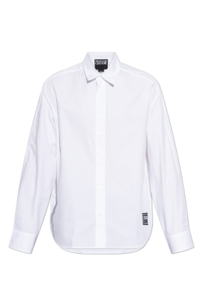 Shirt with logo patch od Versace Jeans Couture