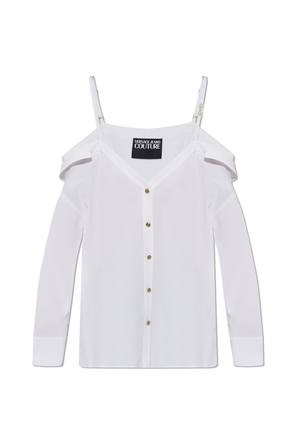 Off-shoulder shirt, zdjęcie 1 Off-shoulder shirt od Versace Jeans Couture