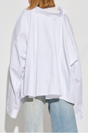 Balenciaga Koszula typu `oversize` z kieszenią