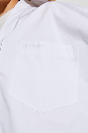 Balenciaga Koszula typu `oversize` z kieszenią