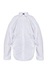 Balenciaga WHITE Oversize shirt with pocket