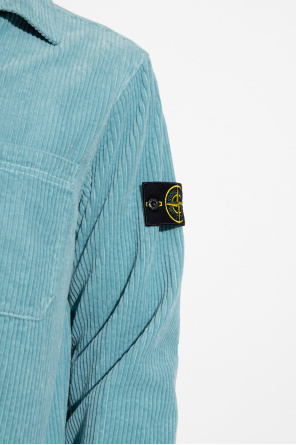 Stone Island Corduroy shirt with logo