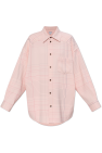 Bottega Veneta PINK Shirt with check pattern