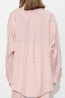 Bottega Veneta PINK Shirt with check pattern