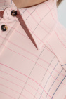 Bottega Veneta PINK Shirt with check pattern