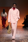 Bottega Veneta PINK Shirt with check pattern