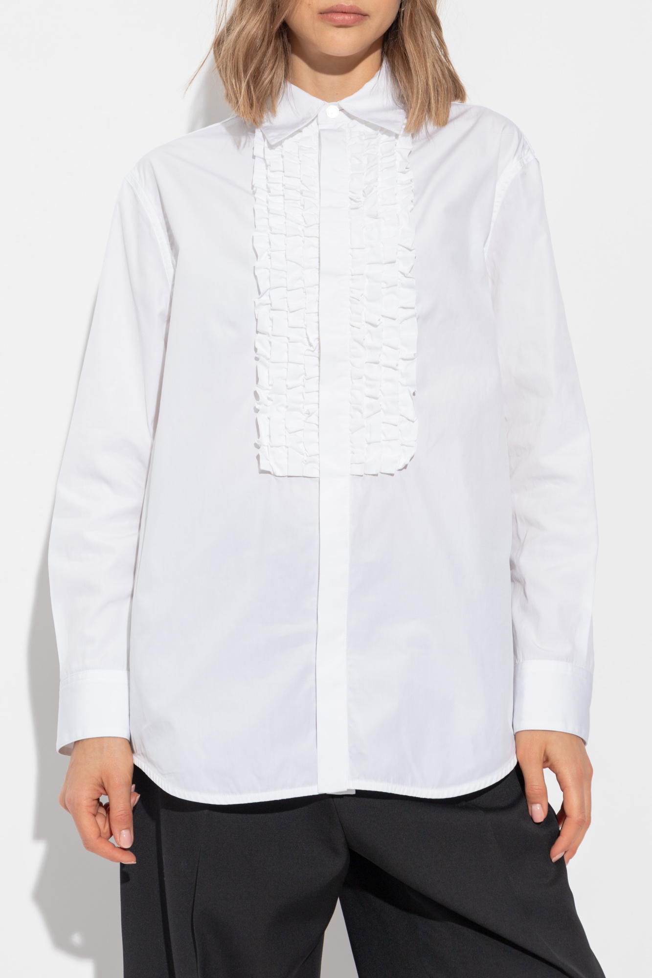 bottega Opening Veneta Ruffled Shirt