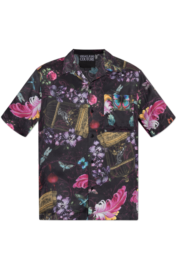 Shirt with colorful print od Versace Jeans Couture