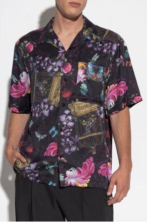 Versace Jeans Couture Koszula z kolorowym nadrukiem