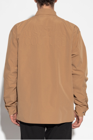 Versace Jeans Couture Chaqueta con logotipo en relieve en la espalda