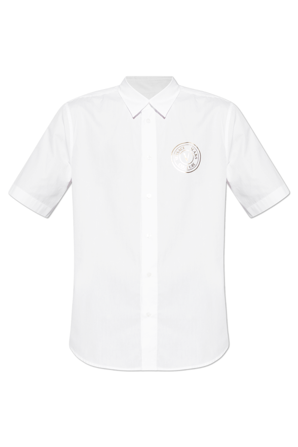 Shirt with printed logo od Versace Jeans Couture